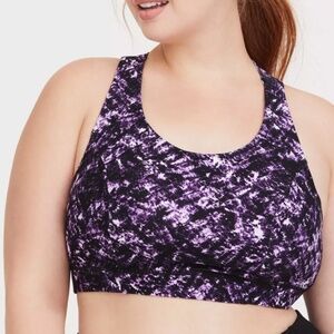 Torrid Low-Impact Wireless Strappy Back Active Sports Bra - Size 2